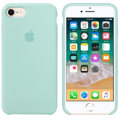 Чохол LUX Silicone Case на Iphone 7 Marine Green